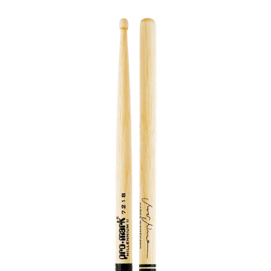 Promark TX721BW Hickory 721B Marco Minnemann Drumsticks, Wood Tip-Mai Nguyên Music