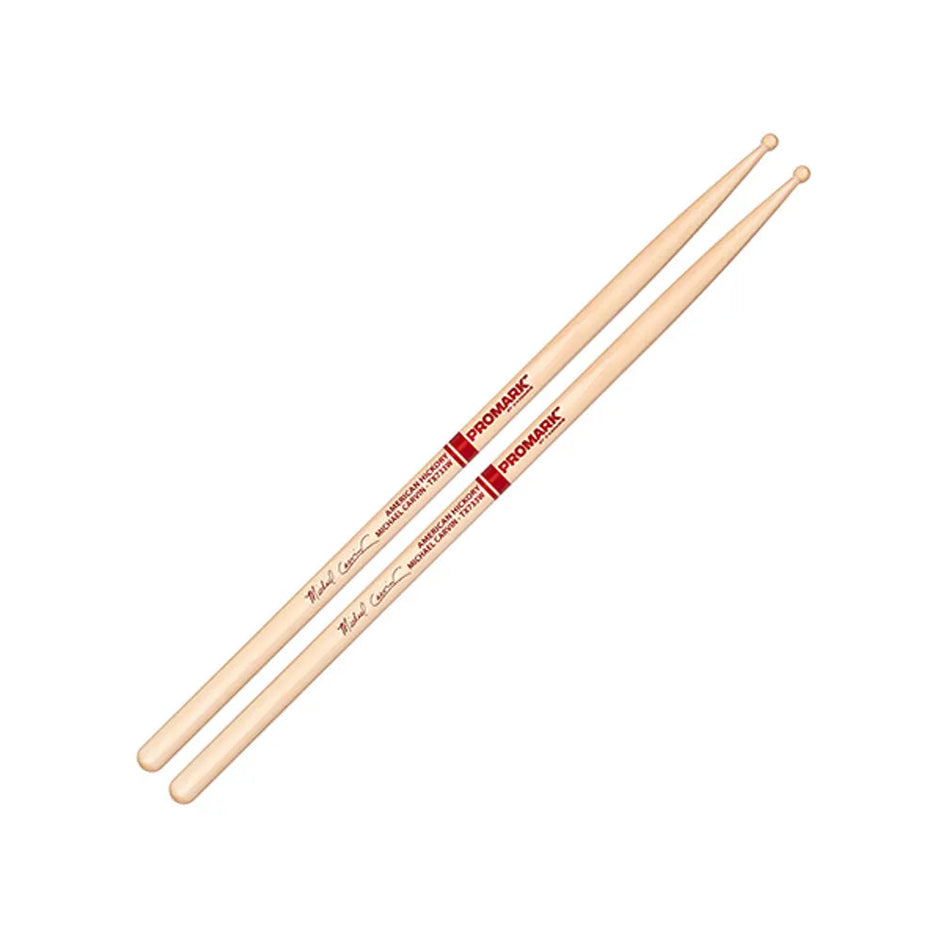 Promark TX733W Hickory 733 Michael Carvin Drumsticks, Wood Tip-Mai Nguyên Music