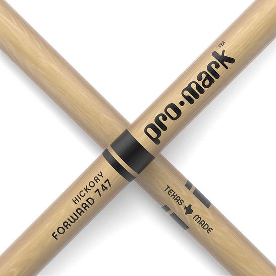 Promark TX747W Hickory 747 Rock Drumsticks, Wood Tip-Mai Nguyên Music