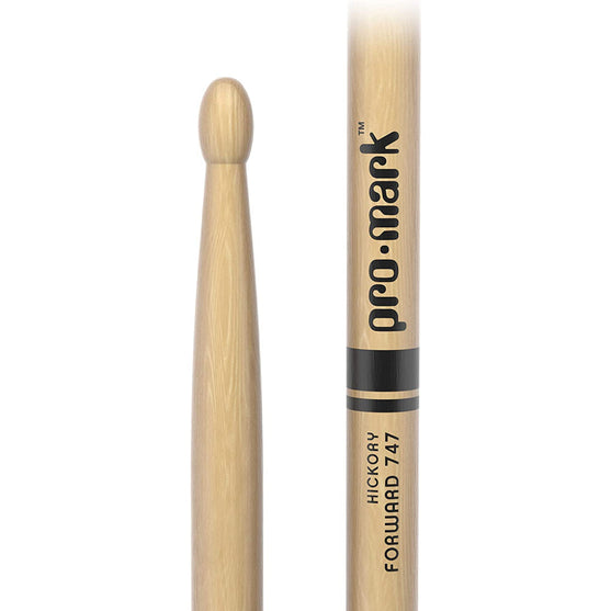 Promark TX747W Hickory 747 Rock Drumsticks, Wood Tip-Mai Nguyên Music