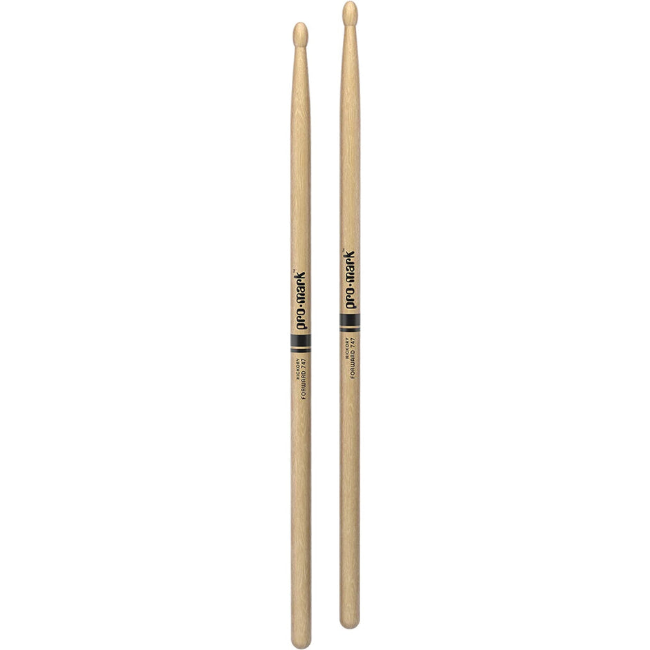 Promark TX747W Hickory 747 Rock Drumsticks, Wood Tip-Mai Nguyên Music