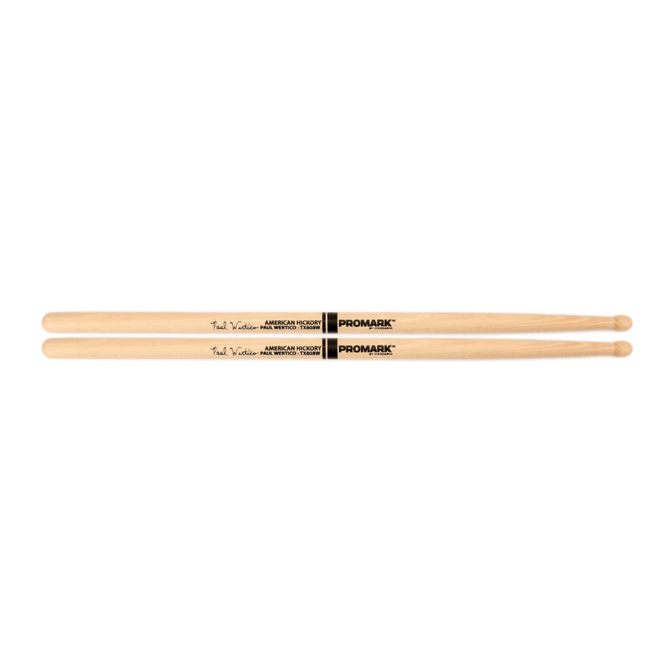 Promark TX808W Hickory 808 Paul Wertico Drumsticks, Wood Tip-Mai Nguyên Music