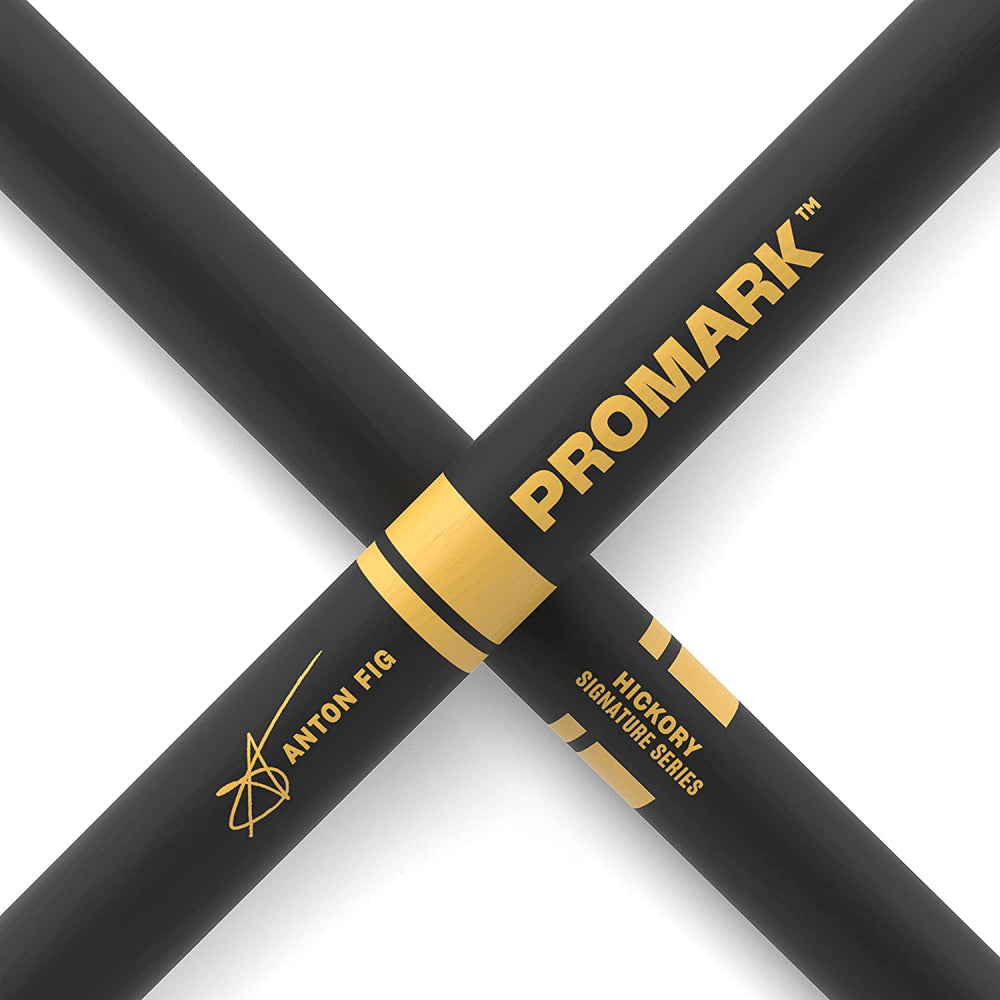 Promark TXAFW-AG Hickory Anton Fig ActiveGrip Drumsticks, Wood Tip-Mai Nguyên Music