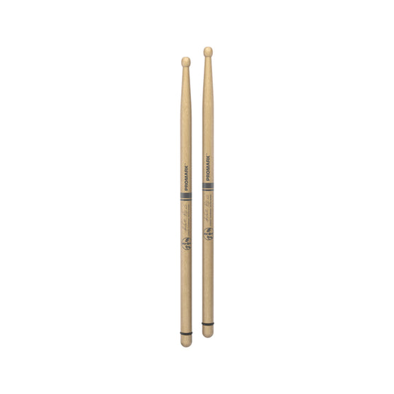 Promark TXDCBYOSW BYOS Hickory Marching Drumsticks, Oval Wood Tip-Mai Nguyên Music