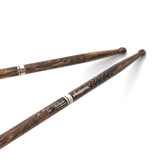 Promark TXDCTFW-FG Tim Fairbanks FireGrain Marching Snare Drumstick, Wood Tip-Mai Nguyên Music