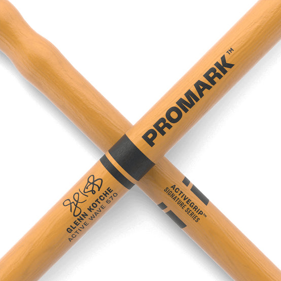 Promark TXGKAWW Hickory Glenn Kotche Active Wave 570 Drumsticks, Wood Tip-Mai Nguyên Music