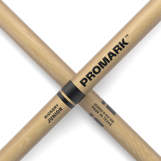 Promark TXJRW Hickory Junior Drumsticks, Wood Tip-Mai Nguyên Music
