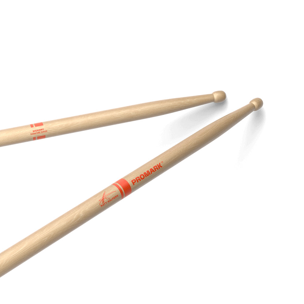 Promark TXMHW Matt Halpern Hickory Drumsticks, Wood Tip-Mai Nguyên Music