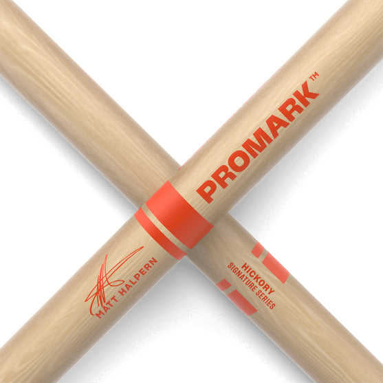 Promark TXMHW Matt Halpern Hickory Drumsticks, Wood Tip-Mai Nguyên Music