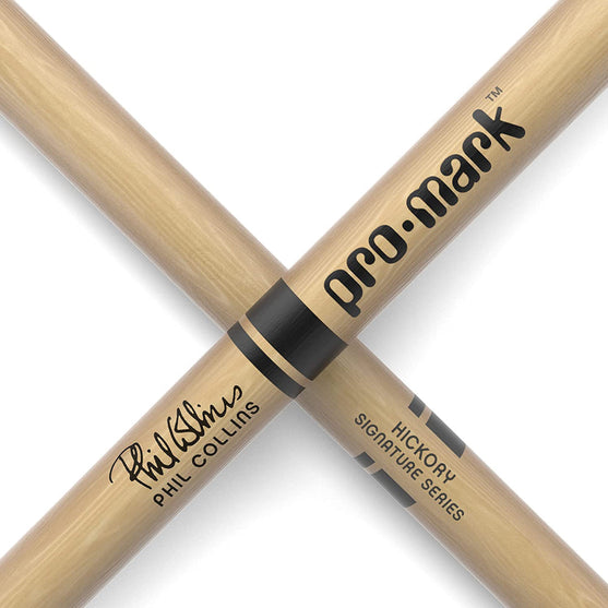 Promark TXPCW Hickory PC Phil Collins Drumsticks, Wood Tip-Mai Nguyên Music
