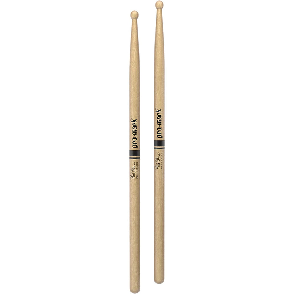 Promark TXPCW Hickory PC Phil Collins Drumsticks, Wood Tip-Mai Nguyên Music