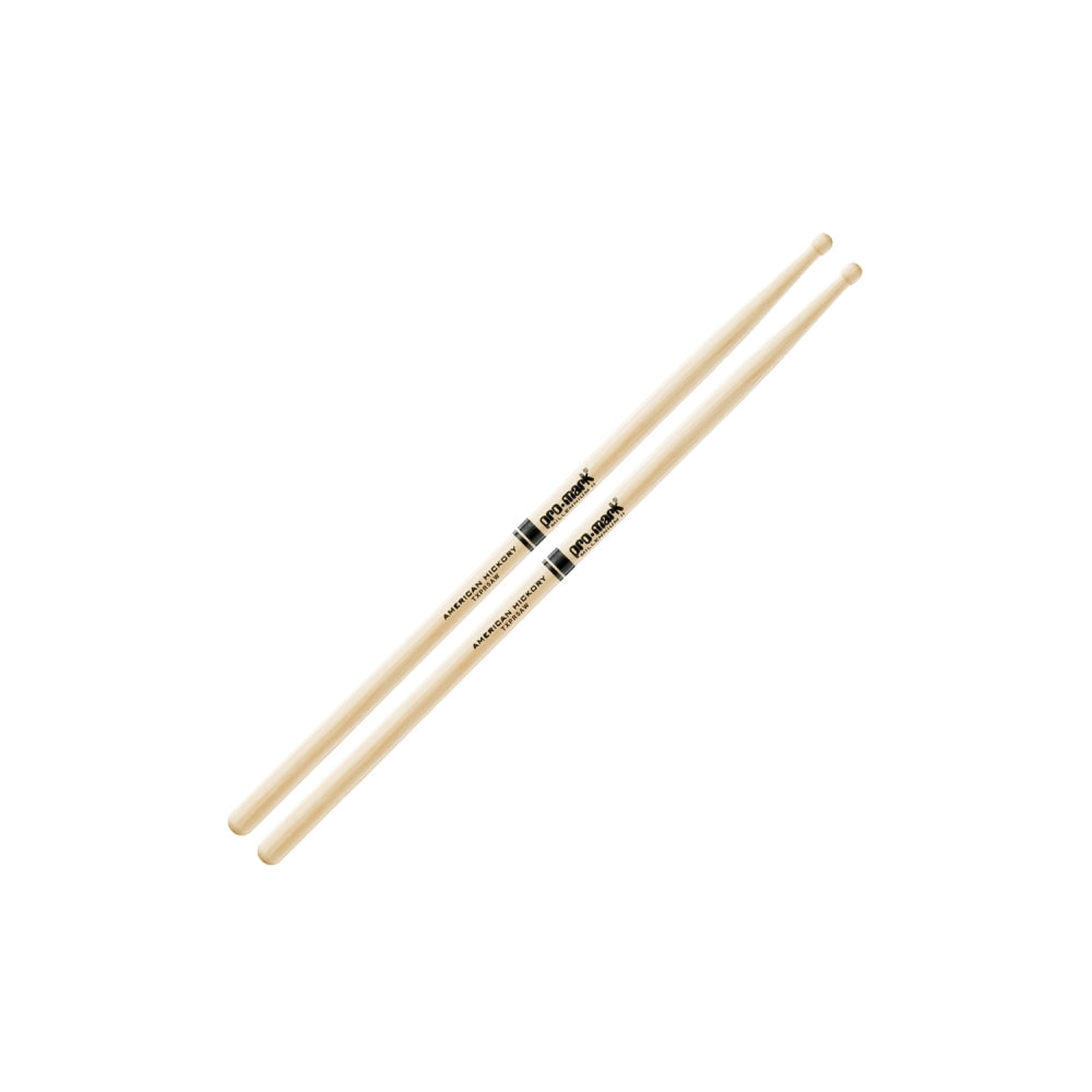 Promark TXPR5AW Pro-Round Hickory 5A Drumsticks, Wood Tip-Mai Nguyên Music