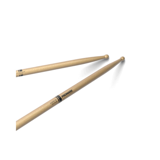 Promark TXPR5BW Pro-Round Hickory 5B Drumsticks, Wood Tip-Mai Nguyên Music