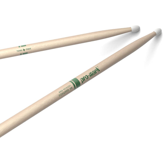 Promark TXR5BN Hickory 5B The Natural Nylon Tip Drumstick-Mai Nguyên Music