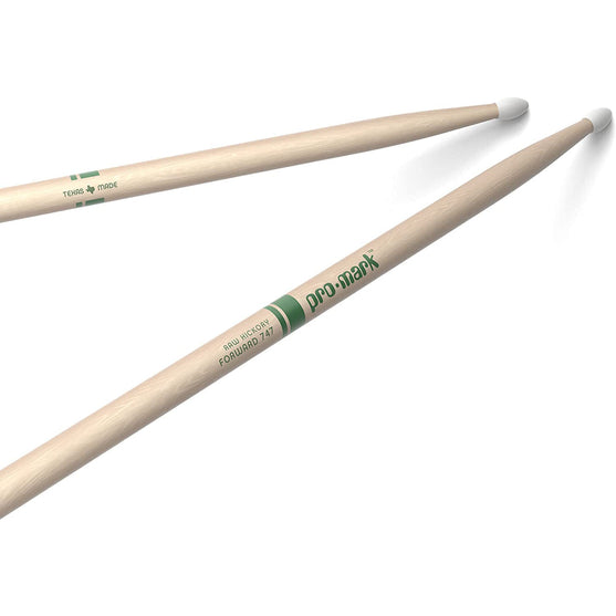 Promark TXR747N Hickory 747 The Natural Nylon Tip Drumstick-Mai Nguyên Music