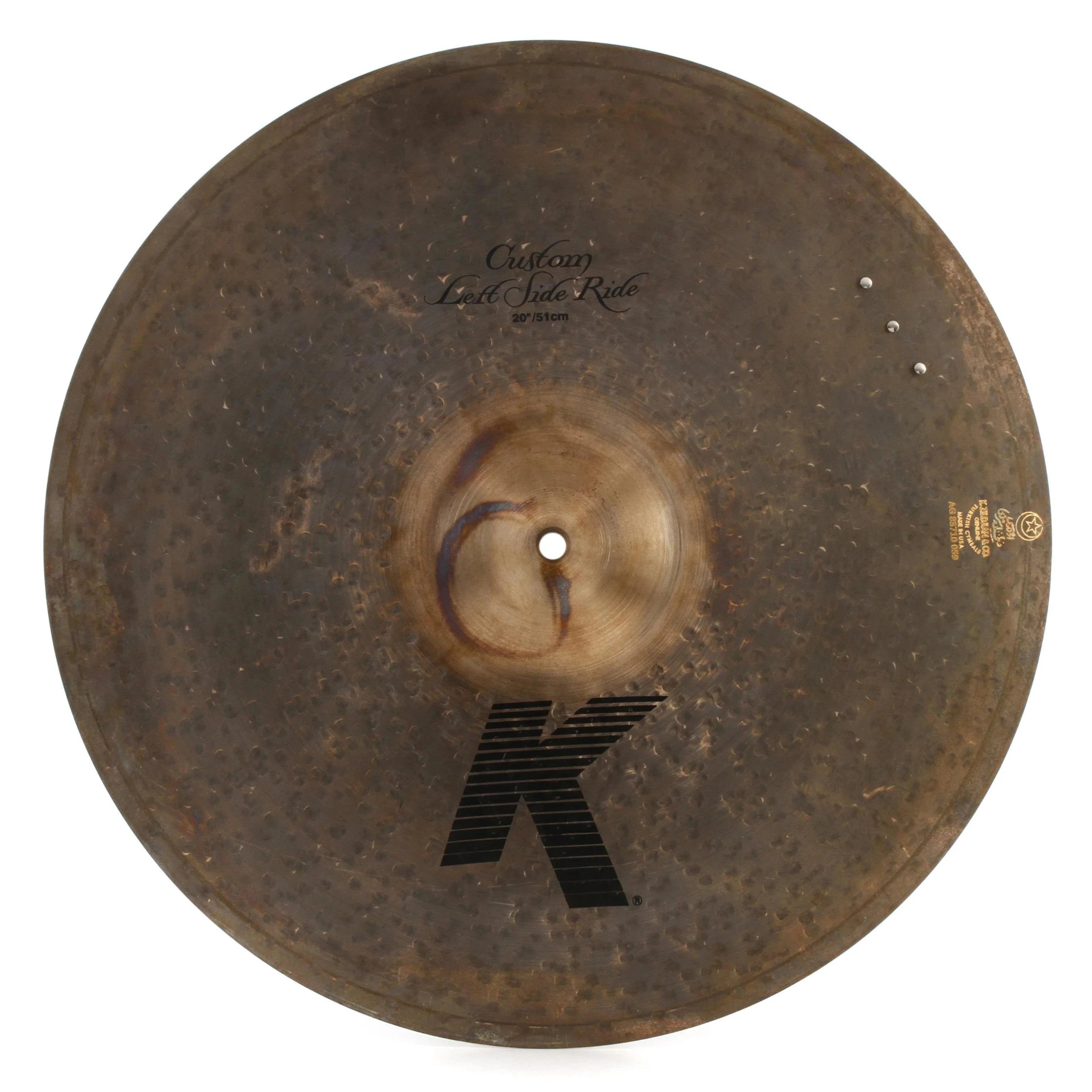 Ride Cymbal Zildjian K Custom Left Side Ride W/3 Rivets-Mai Nguyên Music