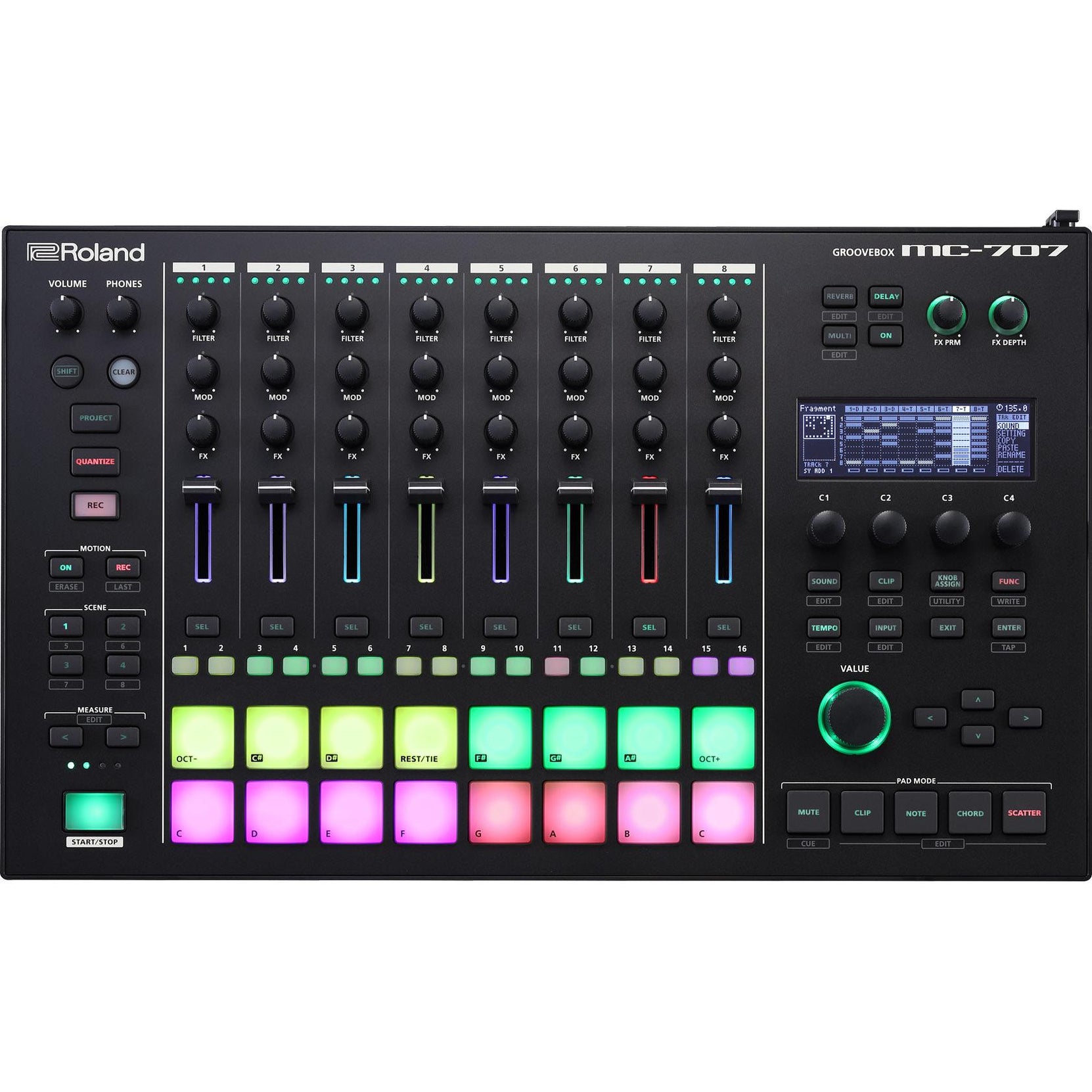 Roland MC-707 8-track Groovebox-Mai Nguyên Music