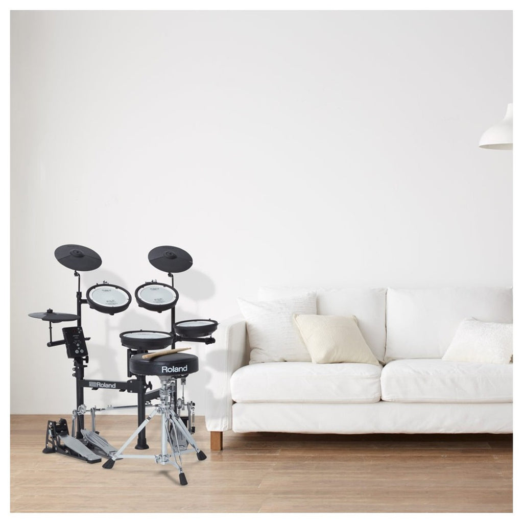 Với Trống Điện Tử Roland TD-1KPX2 - Bạn có thể setup bộ trống ở bất cứ nơi đâu trong ngôi nhà của bạn
