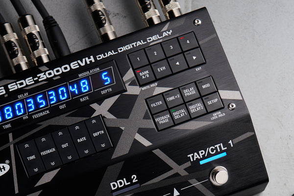 Pedal Guitar Dual Digital Delay Boss SDE-3000EVH