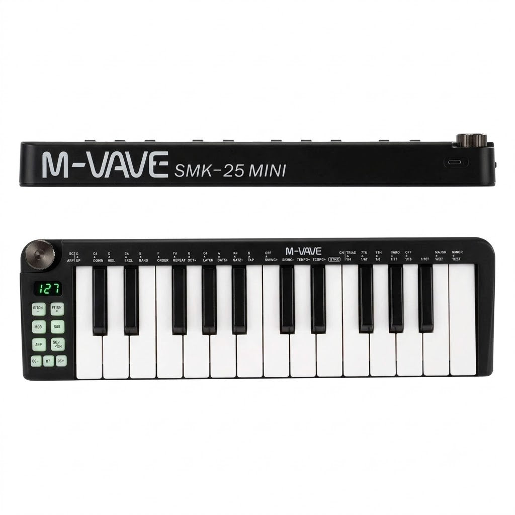MIDI Keyboard Controller M-VAVE SMK25 Mini MK2
