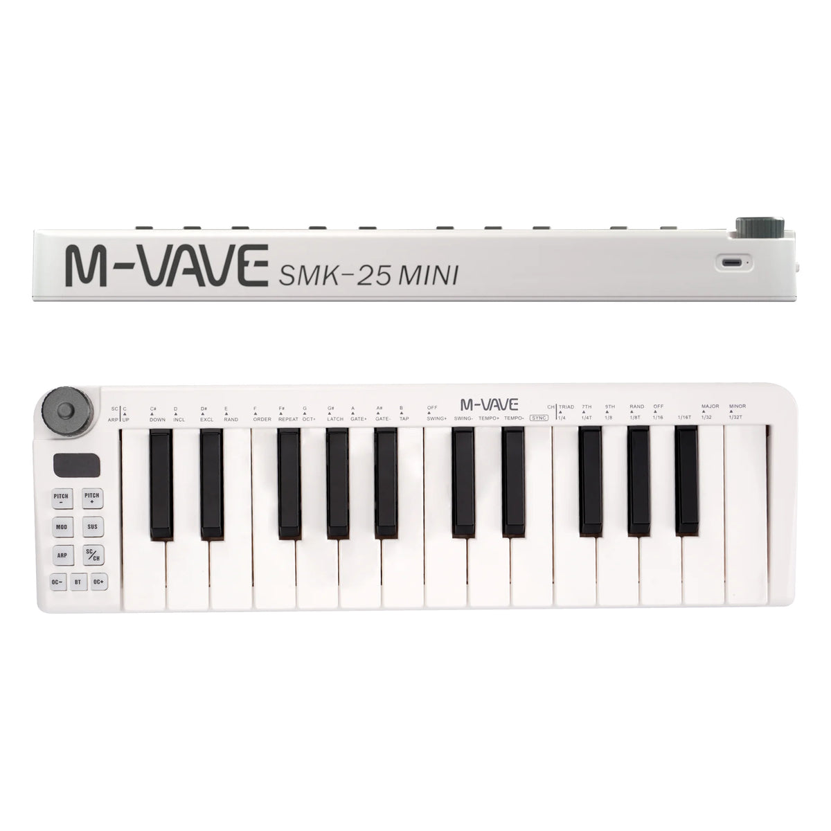 MIDI Keyboard Controller M-VAVE SMK25 Mini MK2