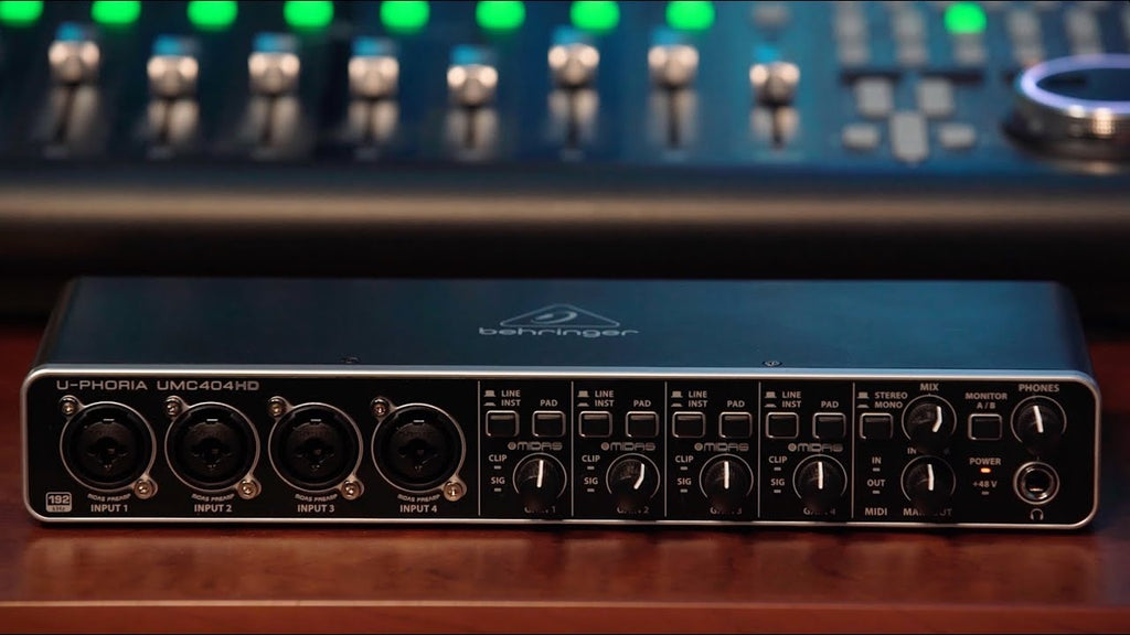 Audio Interface Behringer U-PHORIA UMC404HD
