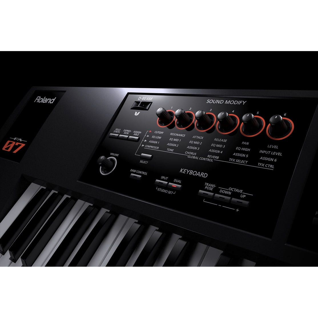 Synthesizer Music Workstation Roland FA-07-Mai Nguyên Music