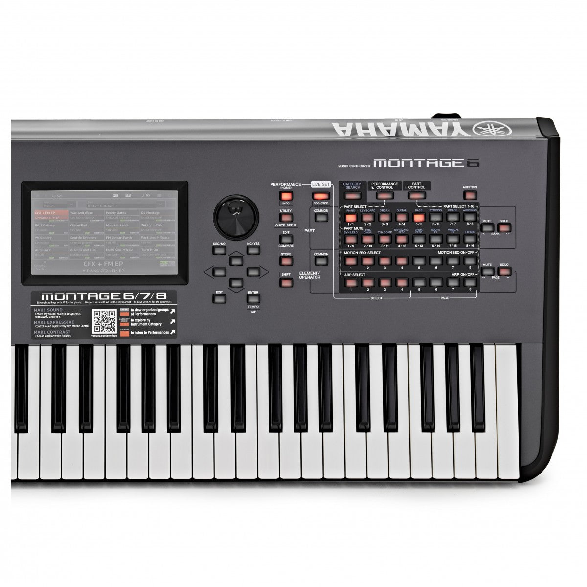 Synthesizer Yamaha MONTAGE 6 61-Key-Mai Nguyên Music