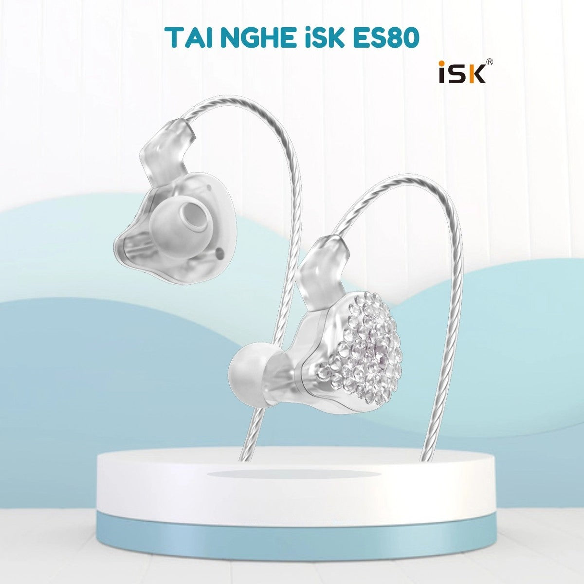 Tai Nghe Kiểm Âm iSK ES80 In Ear Morniter-Mai Nguyên Music