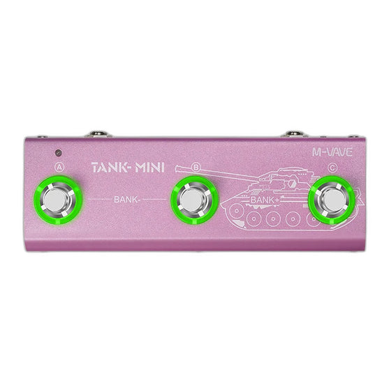 Pedal Guitar Multi Effects M-Vave Tank Mini