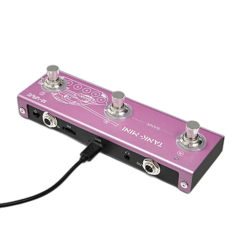 Pedal Guitar Multi Effects M-Vave Tank Mini
