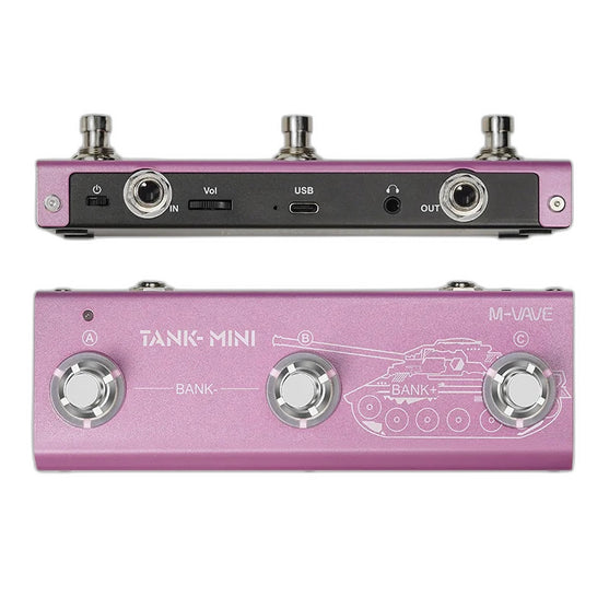 Pedal Guitar Multi Effects M-Vave Tank Mini