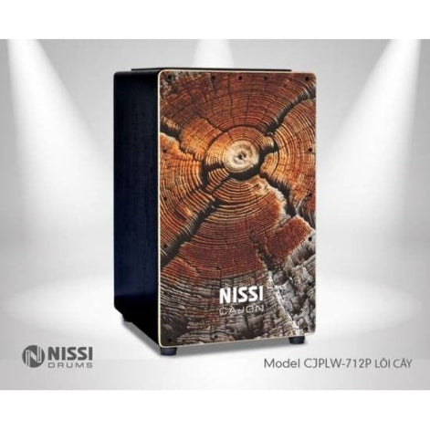 Trống Cajon Nissi CJPLW-712P Lõi Cây-Mai Nguyên Music