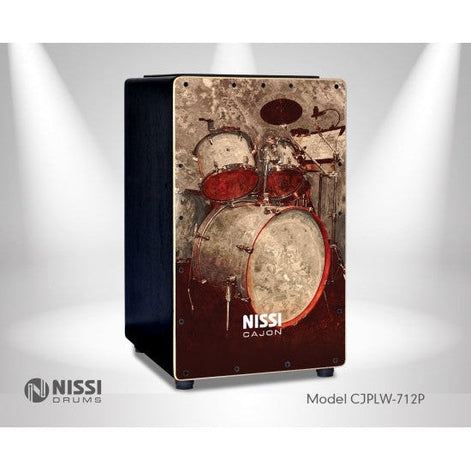 Trống Cajon Nissi CJPLW-712P UV-Mai Nguyên Music