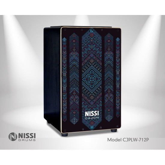 Trống Cajon Nissi CJPLW-712P UV-Mai Nguyên Music