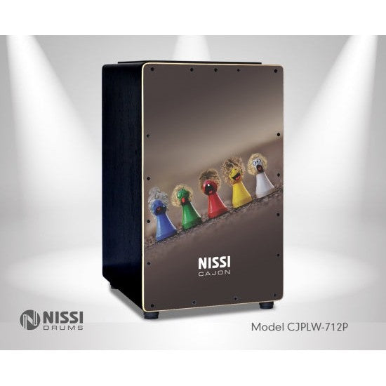 Trống Cajon Nissi CJPLW-712P UV-Mai Nguyên Music