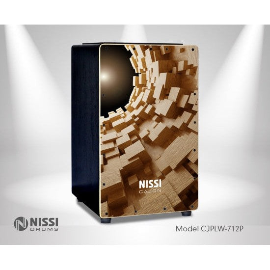Trống Cajon Nissi CJPLW-712P UV-Mai Nguyên Music