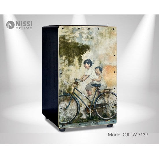 Trống Cajon Nissi CJPLW-712P UV-Mai Nguyên Music