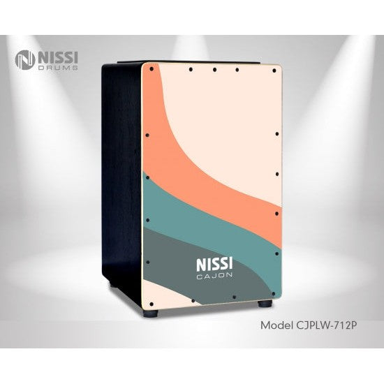 Trống Cajon Nissi CJPLW-712P UV-Mai Nguyên Music