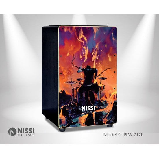 Trống Cajon Nissi CJPLW-712P UV-Mai Nguyên Music