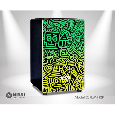 Trống Cajon Nissi CJPLW-712P UV-Mai Nguyên Music