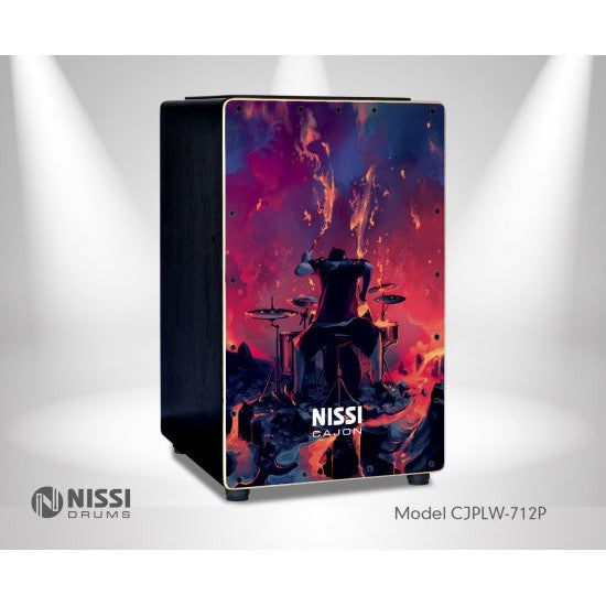 Trống Cajon Nissi CJPLW-712P UV-Mai Nguyên Music