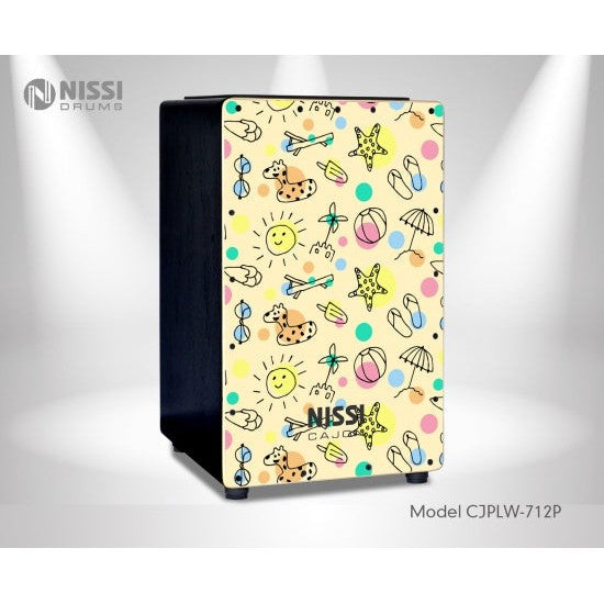 Trống Cajon Nissi CJPLW-712P UV-Mai Nguyên Music