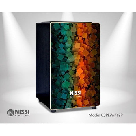 Trống Cajon Nissi CJPLW-712P UV-Mai Nguyên Music