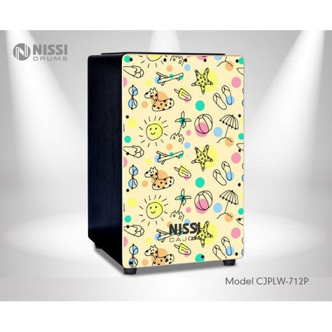 Trống Cajon Nissi CJPLW-712P UV-Mai Nguyên Music