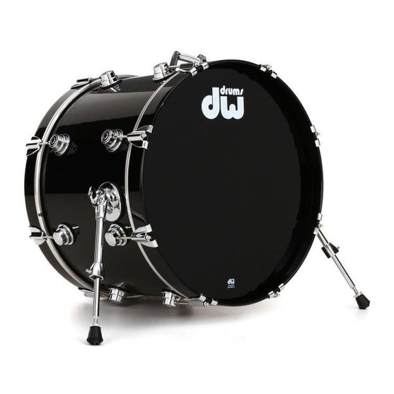 Trống Cơ DW Collector's Jazz Mahogany/Gum 3-Pcs Shell Pack - Black Lacquer Finish-Mai Nguyên Music