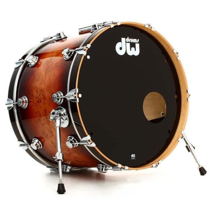 Trống Cơ DW Collector's Jazz Series 5-Pcs Shell Pack - Deep Rich Red Burst over Exotic Mapa Burl-Mai Nguyên Music