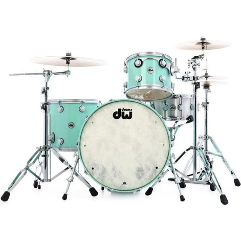 Trống Cơ DW Collector's Series Lacquer 3-Pcs Shell Pack - Seafoam-Mai Nguyên Music