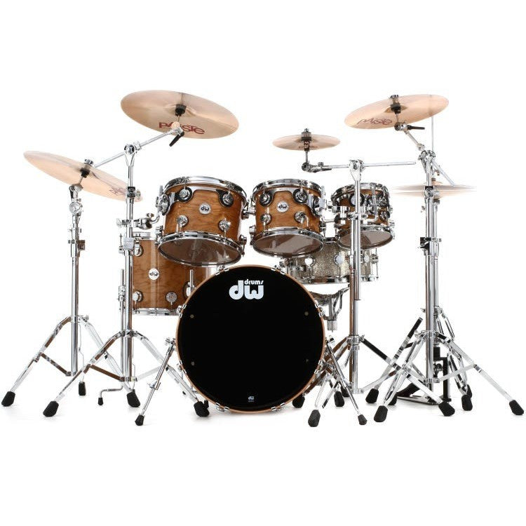 Trống Cơ DW Collector's Series Lacquer Custom 5-Pcs Cherry Shell Pack - Natural Lacquer-Mai Nguyên Music