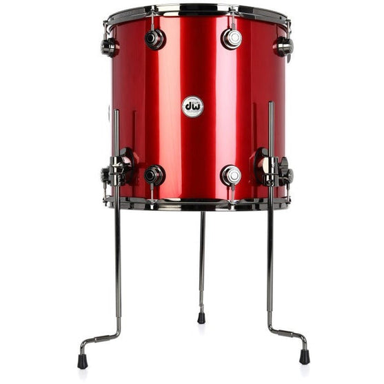 Trống Cơ DW Collector's Series Maple 5-Pcs Shell Pack - Red Anodized Stainless Finish-Mai Nguyên Music
